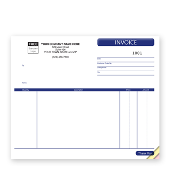 Compact Invoice, Unlined