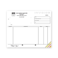 Unlined Compact Invoice, Classic