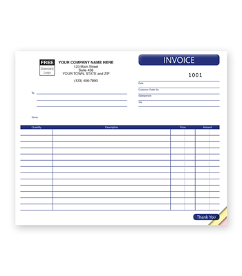 Compact Invoice, Lined